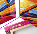 Melting Axe, Surreal Landscape, Framed Canvas Print, Fantasy Art, Dreamlike Painting, Boho Decor, Large Artwork, Unique Wall Art, Gift Idea
