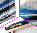 Ocean Waves, Abstract Seascape, Coastal Art, Large Wall Decor, Blue Wall Art, Modern Painting, Beach House, Canvas Print