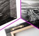 Driftwood Beach, Sunset Tide, Ocean Glow, Canvas Print, Fall Coastal Wall Art, Serene Nature Photography, Tranquil Living Room Decor
