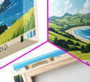 Chatham Island, New Zealand Panoramic Print, Vacation Gift, New Zealand Wall Art, Beach Painting, Beach Decor, Beach Or Lakehouse Art