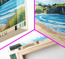 Hot Water Beach, New Zealand Panoramic Print, Vacation Gift, New Zealand Wall Art, Vacation Wall Art, Vacatation Memories, Beach Decor, Beach Or Lakehouse Art