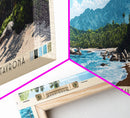 Parque Nacional Natural Tayrona, Colombia Panoramic Print, Vacation Gift, Colombia Wall Art, Beach Painting, Beach Decor, Beach Or Lakehouse Art