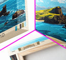 Spanish Island, Galapagos, Ecuador Panoramic Print, Vacation Gift, Galapagos, Ecuador Wall Art, Beach Painting, Beach Decor, Large Wall Art, Wood Frame Art