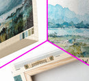 Sumbawa, Indonesia Watercolor Beach Print, Vacation Gift, Indonesia Wall Art, Beach Painting, Beach Decor, Beach Painting
