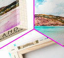 Bequia Island, Saint Vincent and the Grenadines Watercolor Beach Print, Vacation Gift, Saint Vincent and the Grenadines Wall Art, Beach Painting, Beach Decor, Beach Painting