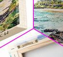 Liku Beach, Fiji Watercolor Print, Vacation Gift, Fiji Wall Art, Beach Painting, Beach Decor, Beach Or Lakehouse Art