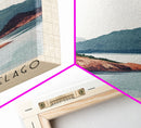 Marajó Archipelago, Brazil Watercolor Print, Vacation Gift, Brazil Wall Art, Beach Painting, Beach Decor, Large Wall Art, Wood Frame Art