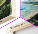 Sumbawa, Indonesia Watercolor Beach Print, Vacation Gift, Indonesia Wall Art, Beach Painting, Beach Decor, Beach Painting