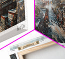 Tacoma Washington Travel Poster, Framed Canvas Print, Wall Art, Home Decor, Travel Gift, Living Room Art, Retro Style Art
