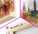 Cardiff United Kingdom Travel Art, City Art, Framed Canvas Print or Metal Wall Art, Europe Travel Poster, Panoramic Wall Art, Extra Wide Wall Art