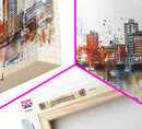 Portsmouth United Kingdom Wall Art, Panoramic Travel Poster, Panoramic Framed Canvas Print, City Wall Art, Wall Hanging Home Decor, Travel Art