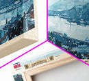 Drammen Norway Travel Print Wall Art, Panoramic City Art, Travel Art, Wall Decor, Vacation Gift, Framed Canvas Print Or Metal Art