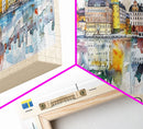 Stockholm Sweden Travel Art, City Art, Framed Canvas Print or Metal Wall Art, Europe Travel Poster, Panoramic Wall Art, Extra Wide Wall Art