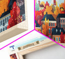 Oulu Finland Travel Print Wall Art, Panoramic City Art, Travel Art, Wall Decor, Vacation Gift, Framed Canvas Print Or Metal Art
