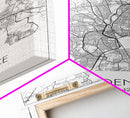 Providence Street Map, Rhode Island Map, City Map Art, Minimalist Art, Wall Art, Canvas Print, Bedroom Wall Décor, Gift For Couples,
