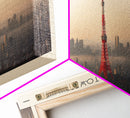 Tokyo Tower Travel Print Wall Art, Travel Poster Print, Retro Style COUNTRY Home Decor, Wall Hanging, Travel Gift Idea, Unique Metal Art