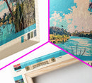 Athi River, Kenya Panoramic Canvas Print, Athi River, Kenya Painting, Kenya Art, Athi River Travel Poster, Travel Art, Guest Room Painting