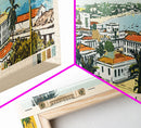 Benguela, Angola Panoramic Canvas Print, Benguela, Angola Painting, Angola Art, Benguela Travel Poster, Travel Art, Vacation Gift
