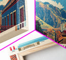 Chiclayo, Peru Panoramic Canvas Print, Chiclayo, Peru Painting, Peru Art, Chiclayo Travel Poster, Travel Art, Guest Room Painting