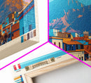 Ica, Peru Panoramic Canvas Print, Ica, Peru Painting, Peru Art, Ica Travel Poster, Travel Art, Guest Room Painting