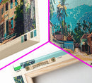 Kenema, Sierra Leone Panoramic Canvas Print, Kenema, Sierra Leone Painting, Sierra Leone Art, Kenema Travel Poster, Travel Art, Vacation Gift