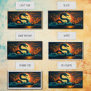 Jormungandr The Sea Serpent, Pop Art, Framed Canvas Print, Fantasy Art, Norse Mythology, Nordic / Viking Wall Art