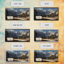 Mount Whitney, Mountains of California, Travel Poster Wall Art, Framed Canvas Print, American Mountains, Mountain Landscape Painting