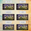 Wildflowers Wall Decor, Floral Wall Art, Nature Print, White Daisies, Panoramic Wall Decor, Canvas Print, Wall Art, Framed Canvas Art