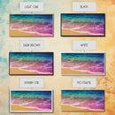 Beach Wall Art, Seashore Wall Decor, Seascape Wall Art, Waves Wall Decor, Panoramic Wall Decor, Canvas Print, Wall Art, Framed Canvas Art
