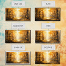 Fall Wall Decor, Forest Wall Art, Trees Art Print, Panoramic Art, Wall Art, Canvas Art, Landscape Art Print, Above Bed Décor, Farmhouse Art