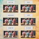 Ice Cream Shop Decor, Framed Canvas Print, Cute Nursery Decor, Retro Ice Cream Parlor Wall Art