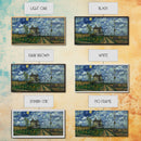 Haunted Countryside, Framed Canvas Print, Spooky Starry Night Inspired Halloween Wall Art