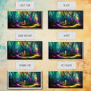 Fantasy wall art, canvas print, magical forest, fantasy landscape art, ready to hang wall art