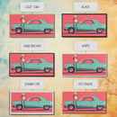 Cowgirl Leaning Against Classic Car in Pop Art Style, Vibrant Framed Canvas Print for Bedroom, Perfect Living Room Wall Art