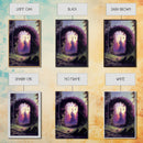 Gateway to another world, the purple realm, fine art poster print, fantasy decor