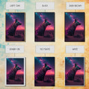 Portrait of a Neon Hyena, Laughing Hyenas, Framed Canvas Print, Unique Wall Art, Kid Room Art, Synthwave Retro Style Decor