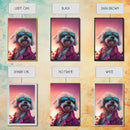 Poodle Wall Print, Dog Wall Art, Dog Sunglasses, Dog In Pink Suit, Funny Art, Framed Wall Art, Framed Canvas, Wall Print, Wall Canvas