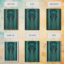 Art Deco Pattern Wall art, Framed Canvas Print, Art Deco, Green colors art, Patterns art, Office wall art, Wonderful art, Stained glass art