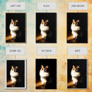 Portrait of a Calico Cat, Framed Canvas Print, Cat Art, Cat Photography, Cat Wall Art