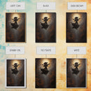 The Wicked Witch, Halloween Canvas, Framed Canvas Print, Spooky Gothic Oil Painting, Witch Flying Through The Air Against A Full Moon, Witch