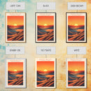 Death Valley National Park Travel Poster Print, Canvas Print Wall Art, California Travel Art, Midcentury Modern Travel Decor, MCM Wall Art