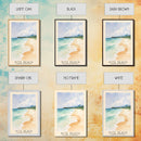 Kite Beach, Dominican Republic Watercolor Beach Print, Vacation Gift, Dominican Republic Wall Art, Framed Canvas Print, Framed Beach Painting