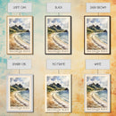 Wailoaloa Beach, Fiji Watercolor Beach Print, Vacation Gift, Fiji Wall Art, Beach Painting, Beach Decor, Beach Painting