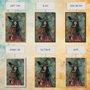Enchanting Witch with Raven - Halloween Wall Decor - Spooky Home Art Print - Halloween Gift for Witch Lovers - Creepy Art Halloween Decor