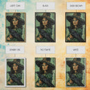 Raven Witch in Green Dress - Halloween Wall Art - Spooky Home Decor - Witch and Raven Painting - Gothic Halloween Decoration