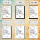Boise Street Map, Idaho Map, City Map Art, Modern Wall Art, Wall Art, Canvas Print, Canvas Wall Art, Home Décor Wall Art, Travel Print
