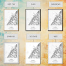 Dubai Street Map, UAE Map, City Map Art, Minimalist Art, Wall Art, Canvas Print, Aviation Gift, Travel Art, Office Décor, Unique Wall Art
