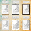 Fort Lauderdale Street Map, California Map, City Map Art, Minimalist Art, Wall Art, Canvas Print, Travel Art, Game Room Décor, Travel Gifts
