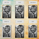 Close-up of cowboy hands holding reins, detailed Western art, black and white photography, Framed Canvas Print, rustic home decor, wall art