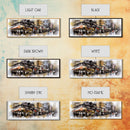 Watercolor Market Wall Art, Abstract Canvas Print, Urban Art, Large Art Print, Framed Canvas Print, Panoramic, Wall Art, Canvas Print